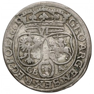 Ján II Kazimír, šiesty Ľvovský 1661 GBA - typ II