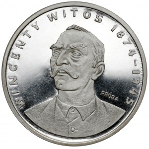 Próby SREBRO 1.000 złotych 1984 Wincenty Witos