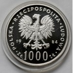 Próby SREBRO 1.000 złotych 1984 Wincenty Witos
