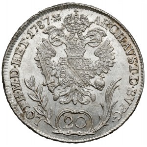 Austria, Joseph II, 20 kreuzer 1787-B