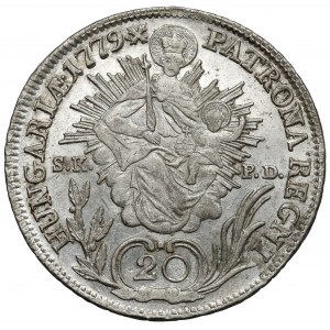 Hungary, Maria Theresa, 20 kreuzer 1779-B