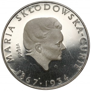 Muster SILVER 100 gold 1974 Skłodowska-Curie - rechts