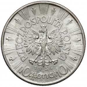 Piłsudski 10 zlotých 1934 - oficiální