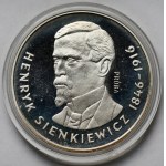 Próba SREBRO 100 złotych 1977 Henryk Sienkiewicz - na wprost