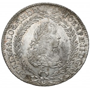 Rakúsko, Joseph II, 20 krajcars 1769-C, Praha
