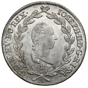 Austria, Joseph II, 20 kreuzer 1787-B, Kremnitz