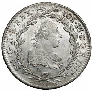 Rakousko, Josef II, 20 krajcars 1783-B, Kremnica
