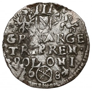 Johannes III Sobieski, Trojak Bromberg 1684 SP - Fehler - RARE