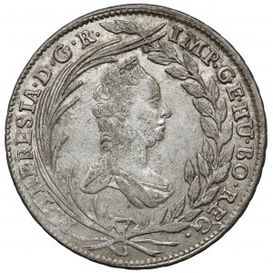 Rakousko, Marie Terezie, 20 krajcars 1764, Vídeň