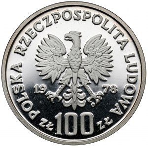 Vzorka SILVER 100 gold 1978 Intercosmos