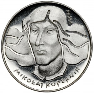 Vzorka SILVER 100 zlatých 1973 Nicolaus Copernicus