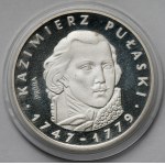 Vzorka SILVER 100 zlatých 1976 Casimir Pulaski