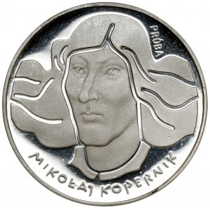Vzorka SILVER 100 zlatých 1973 Nicolaus Copernicus