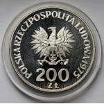 Próba SREBRO 200 złotych 1975 Zwycięstwo nad faszyzmem - 2 miecze