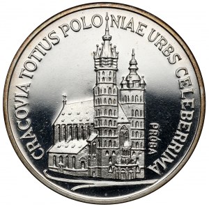 Vzorek SILVER 100 zlatých 1981 Kostel Panny Marie v Krakově