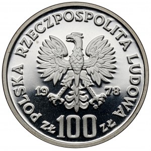 Próba SREBRO 100 złotych 1978 Interkosmos