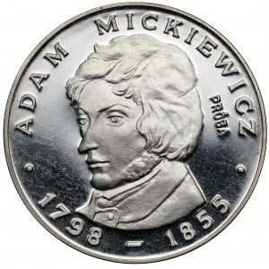 Próba SREBRO 100 złotych 1978 Adam Mickiewicz