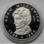 Vzorka SILVER 100 zlatých 1978 Adam Mickiewicz