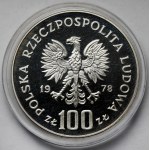 Próba SREBRO 100 złotych 1978 Adam Mickiewicz