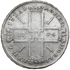 Russland, Peter I., Rubel 1724