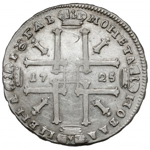 Russia, Peter I, Rouble 1725