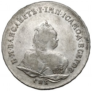 Rusko, Alžbeta, rubľ 1742, Petrohrad
