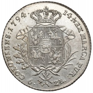 Poniatowski, 6-Zloty-Taler 1794