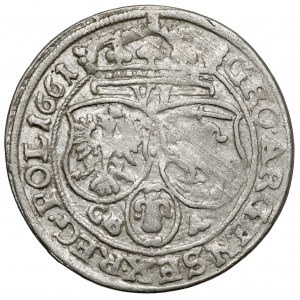 Jan II Kazimierz, Szóstak Lwów 1661 GBA - typ II