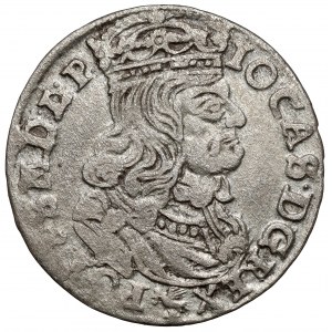 Johannes II. Kasimir, Sechster von Poznań 1662 NG - Rand auf Rw.