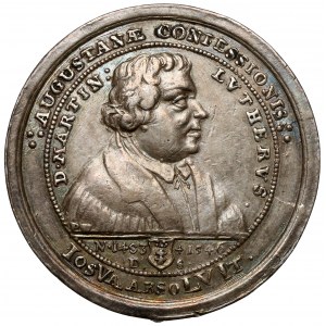 Medaile, Gdaňsk 1730 - 200. výročí vyhlášení augsburského vyznání