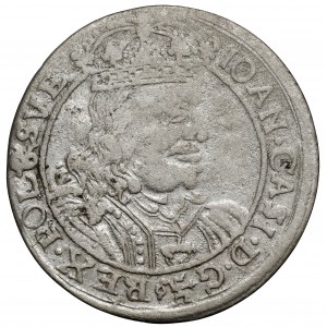 Johannes II. Kasimir, Sechster von Lemberg 1661 GBA - Typ VI - ARGN-Fehler - selten
