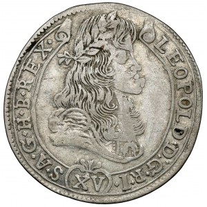 Maďarsko, Leopold I., 15 krajcars 1686 KB