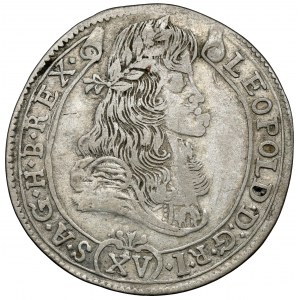 Maďarsko, Leopold I., 15 krajcarů 1686 KB