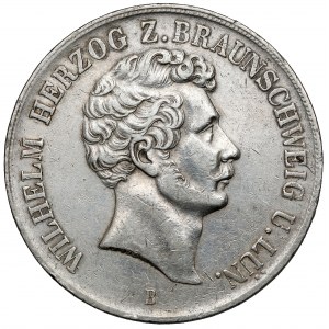 Brunswick, Wilhelm VIII, 2 thaler = 3-1/2 gulden 1854-B
