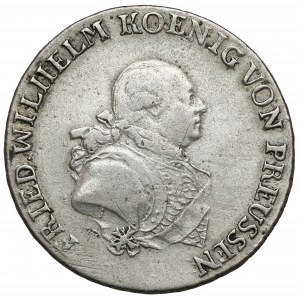 Śląsk, Fryderyk Wilhelm II, 1/3 talara 1789-B Wrocław