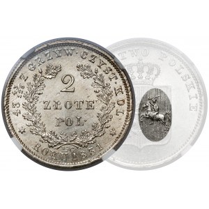 Novemberaufstand, 2 Zloty 1831 KG - MAŁA Pogoń