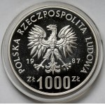 Próba SREBRO 1.000 złotych 1987 Muzeum Śląskie