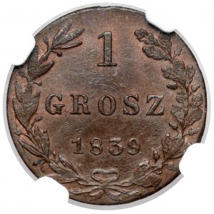 1 Grosz 1839 MW, Warschau - SCHÖN