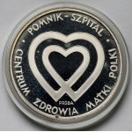 Próba SREBRO 1.000 złotych 1985 Pomnik - Szpital - RZADKI rok