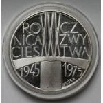 Próba SREBRO 200 złotych 1975 Zwycięstwo nad faszyzmem - miecz