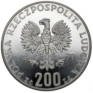 Próba SREBRO 200 złotych 1976 Igrzyska XXI Olimpiady