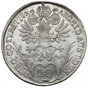 Austria, Maria Theresa, 20 kreuzer 1778, Vienna