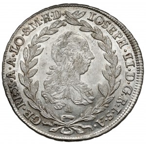 Rakúsko, Jozef II, 20 krajcars 1776-A, Viedeň