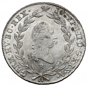 Austria, Joseph II, 20 kreuzer 1783-B, Kremnitz