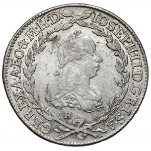 Rakousko, Josef II, 20 krajcars 1778-B, Kremnica