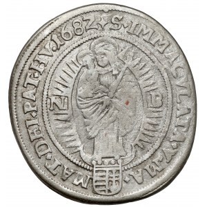 Ungarn, Leopold I., 15 krajcars 1682 NB