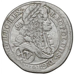 Rakúsko, Leopold I., 15 krajcars 1696, Viedeň