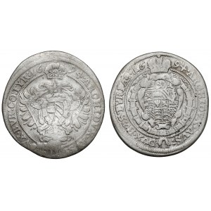Austria, Leopold I, 15 kreuzer 1694 - lot (2pcs)