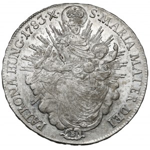 Maďarsko, Jozef II, 1/2 toliara 1783-B