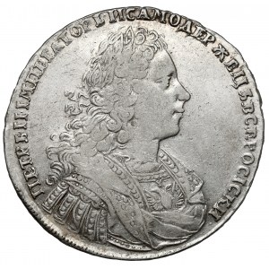 Rusko, Peter II, rubeľ 1728